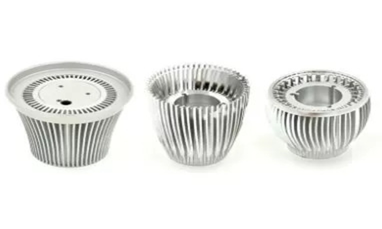 Light housing parts customized aluminum profile CNC  machining aluminium heatsink material 6061, 6063 sm