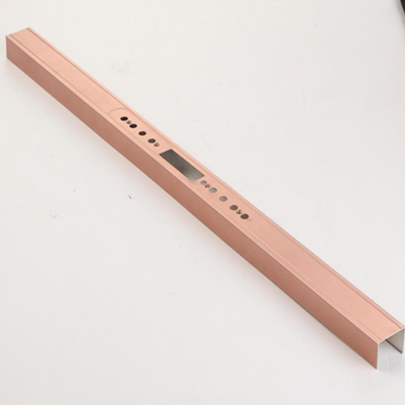 Custom aluminum extruded wardrobe profile / furniture frame channel