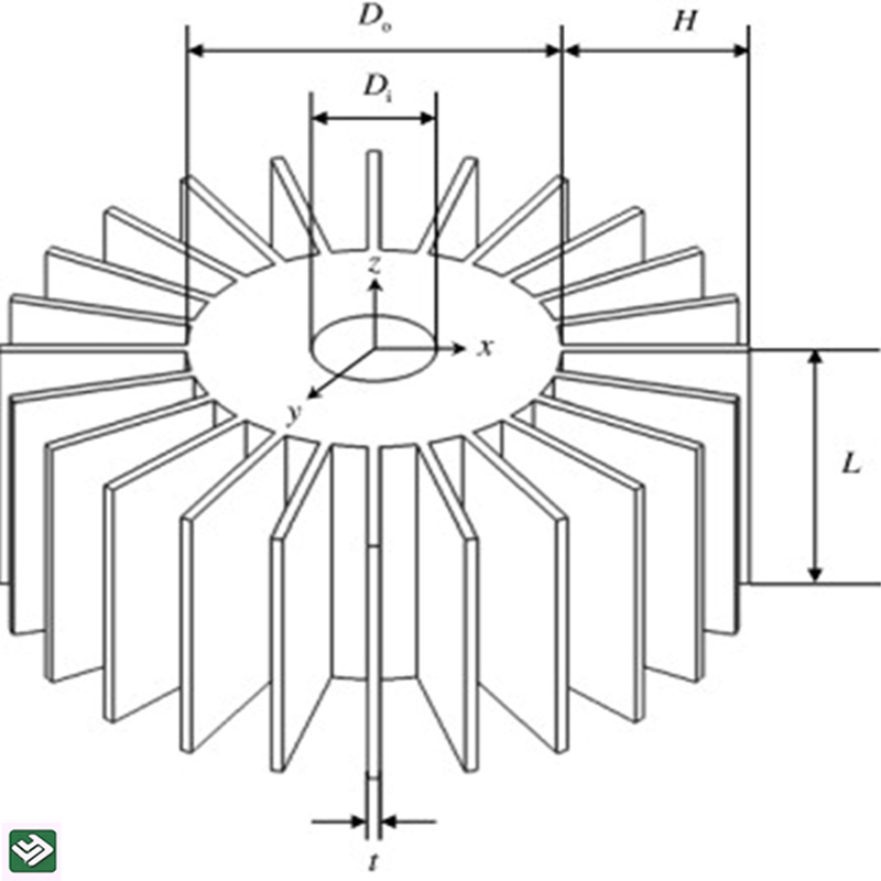 OEM custom aluminum cnc machining parts round heat sink pipe