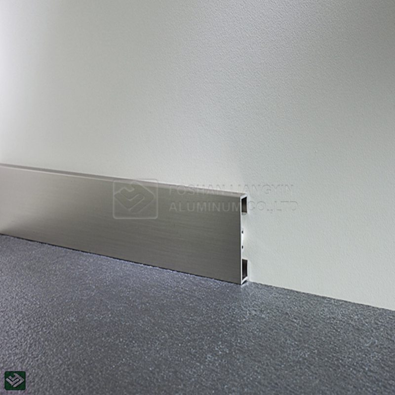 Customized aluminum profile for aluminum baseboard skirting