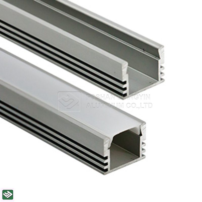 Extruded aluminum profile manufacture aluminum lighting housing