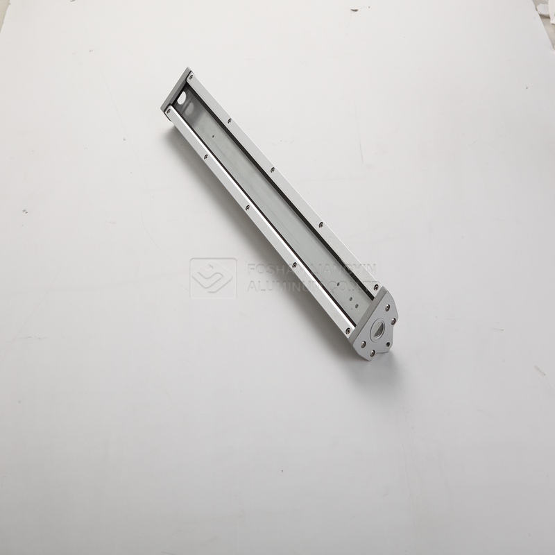 Custom made aluminum profile for led wash wall cnc machining aluminium extrusion case