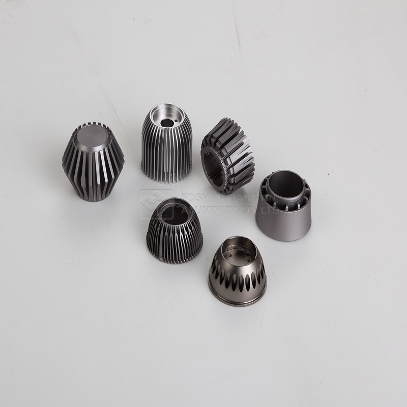 Customized led ball steep light cnc machining aluminum extrusion profile