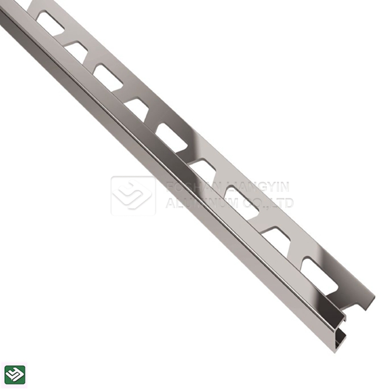 Customized aluminium product extruded machining aluminum extrusion tile trim strip