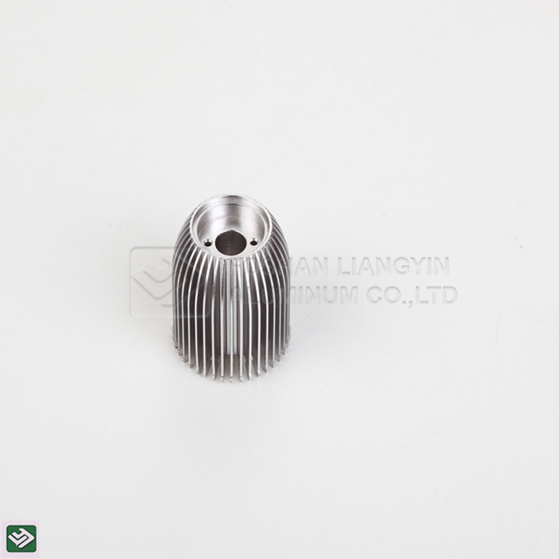 Custom aluminium extrusion cnc machining spotlight aluminum profile