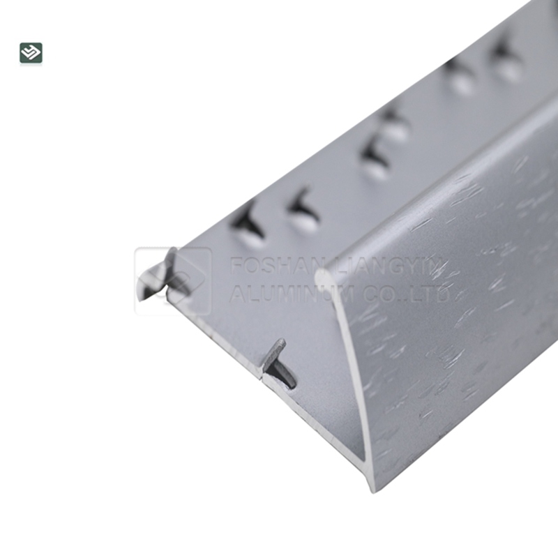 Aluminum profile cnc milling machining tile trim strip aluminum extrusion