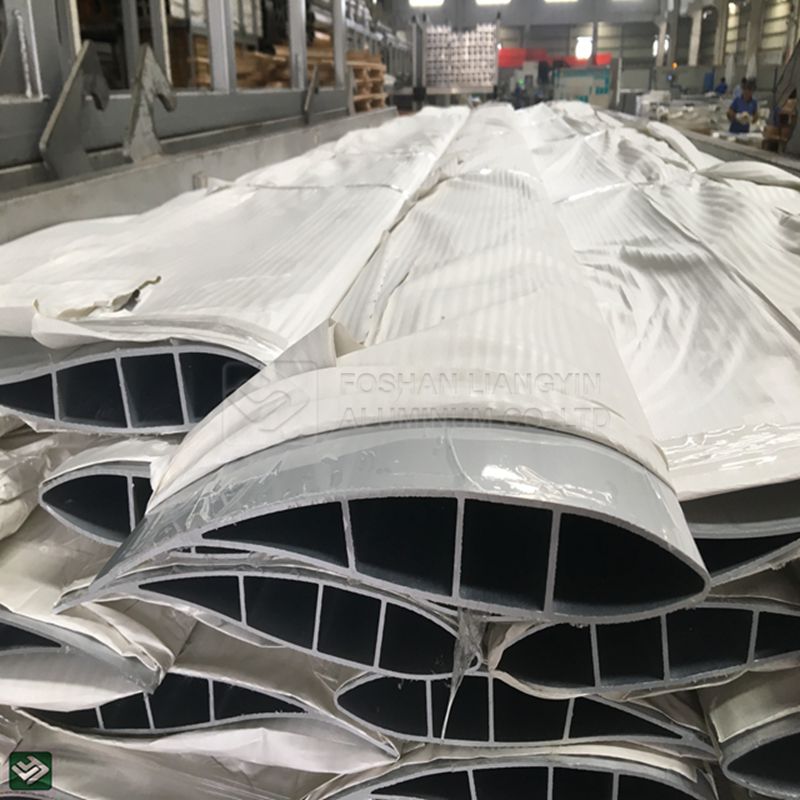 Customized aluminium factory industrial aluminum fan blade hvls extrusion profile