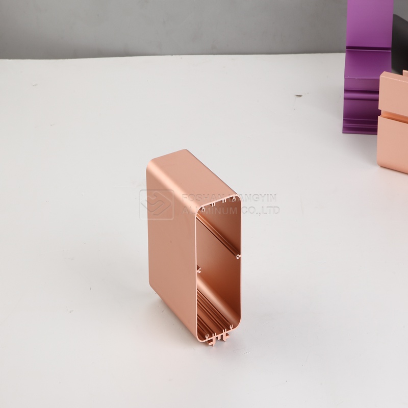 Custom aluminium manufacturer processing audio aluminum case extrusion