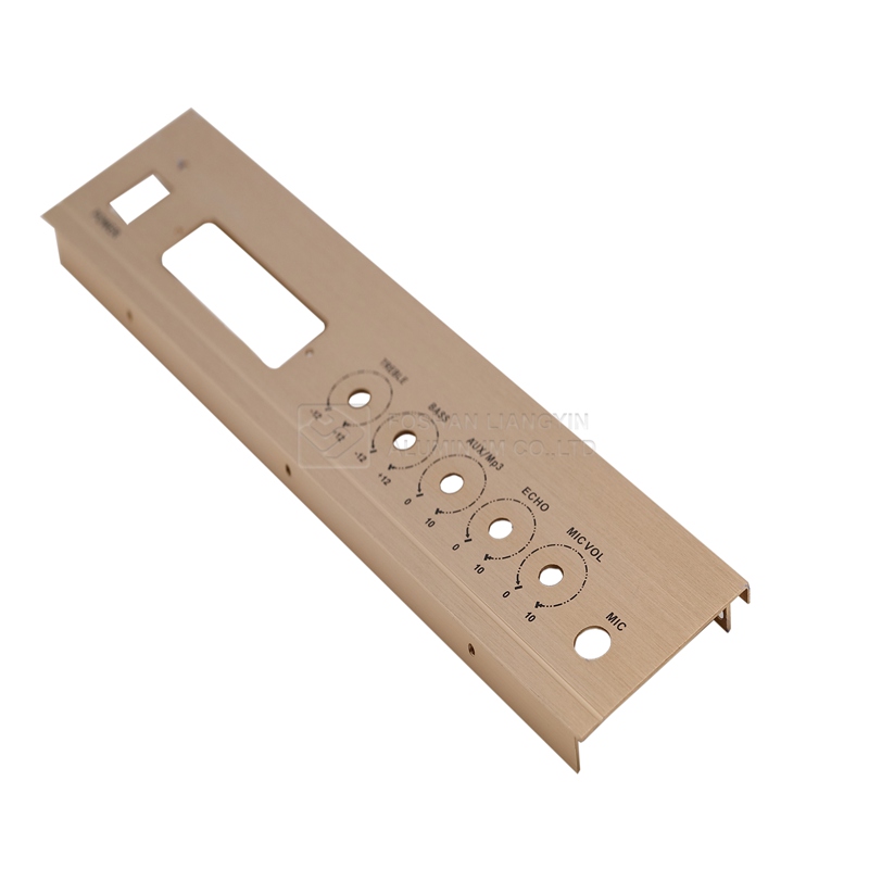 Aluminum extrusion processing manufacturer multimedia aluminum profile