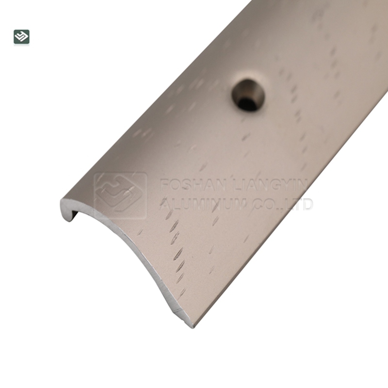 Aluminium extruded profile manufacturer processing tile trim strip aluminum extrusion