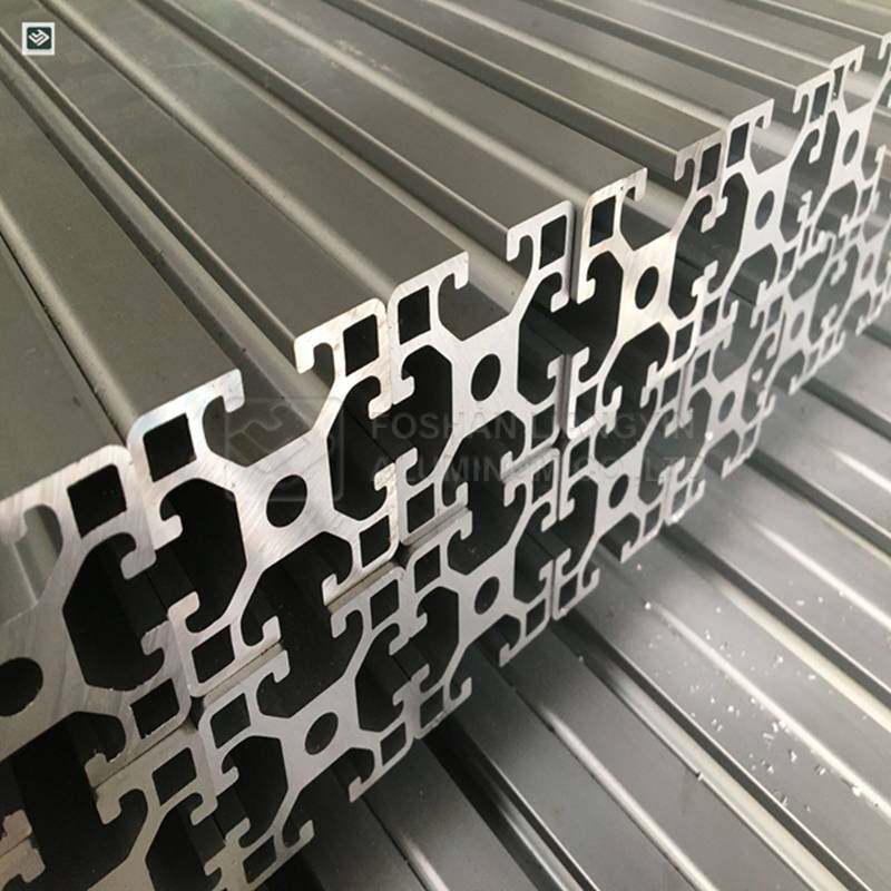 Foshan cnc machining manufacturer extruded 40x80 aluminium profile