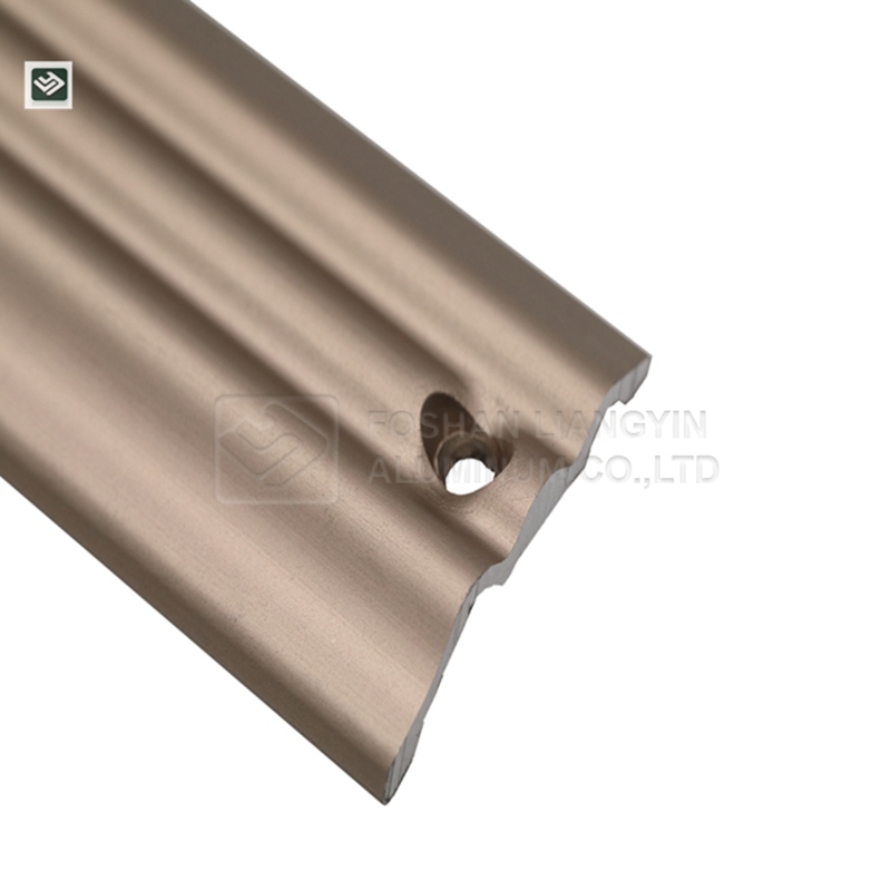 Manufacturer cnc machining decoration tile trim strip aluminum profile