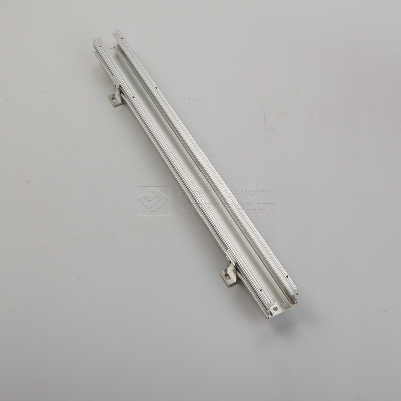 Foshan manufacturer extruded profile cnc machining guardrail tube aluminum profile