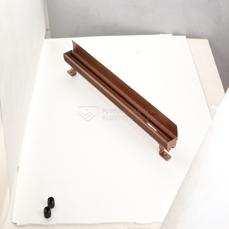 CNC machinming manufacturer led wash wall aluminum extrusion housing