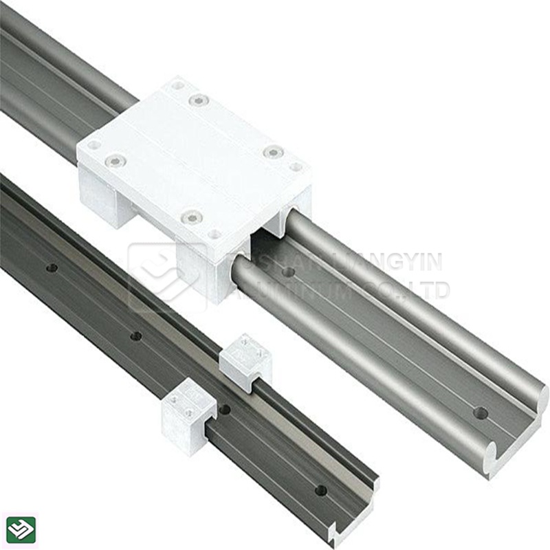 Manufacturer processing 6061 / 6063 extrusion profile guide rail aluminum profile