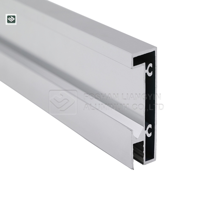 Aluminum manufacturer in Foshan customized aluminium baseboard tile trim profile