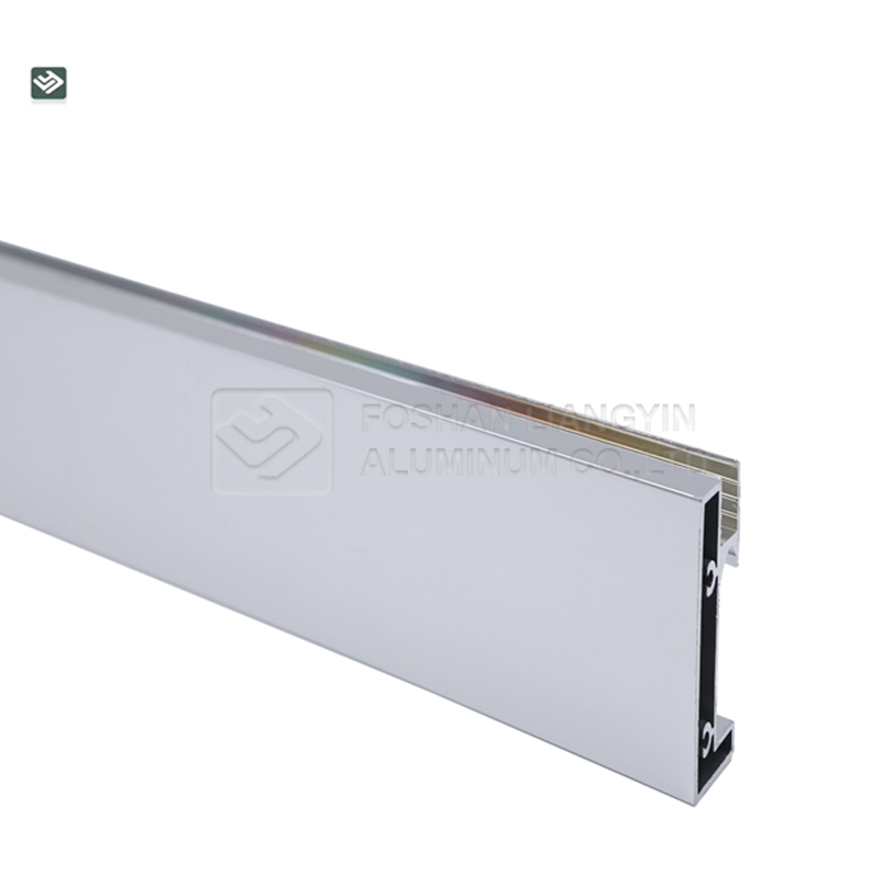 Aluminum manufacturer in Foshan customized aluminium baseboard tile trim profile