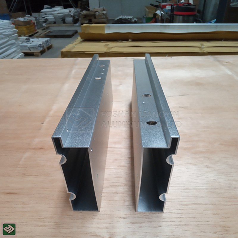 Aluminium moulding profile machining extruded aluminum housing