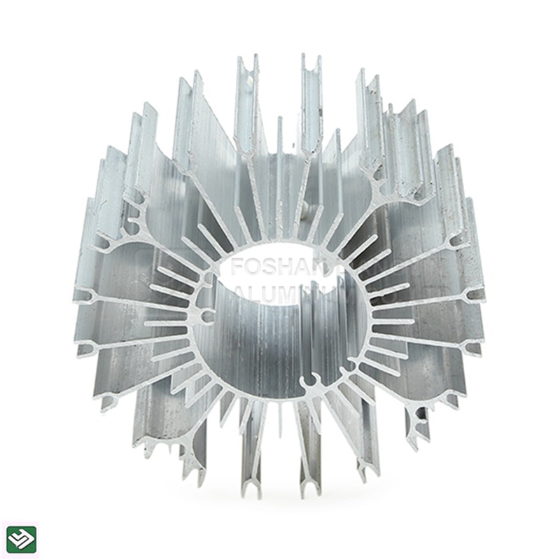 Aluminum extrusion 6063 profile cnc machining industrial aluminum heatsink