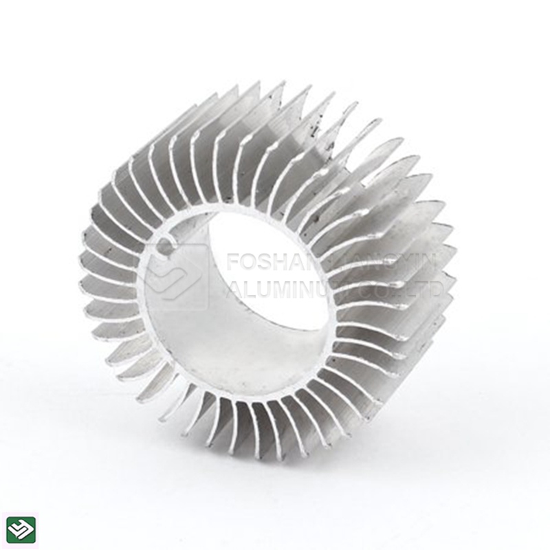 Aluminum extrusion 6063 profile cnc machining industrial aluminum heatsink