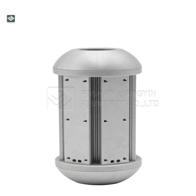 Customized aluminum profile cnc deep processing corn lamp extrusion profile