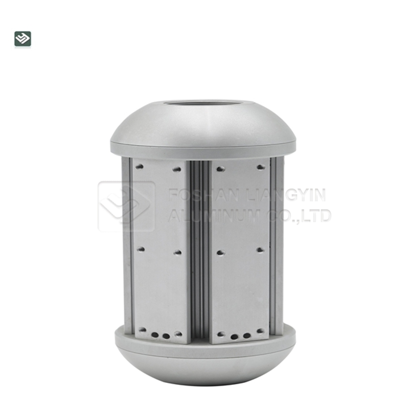 Customized aluminum profile cnc deep processing corn lamp extrusion profile