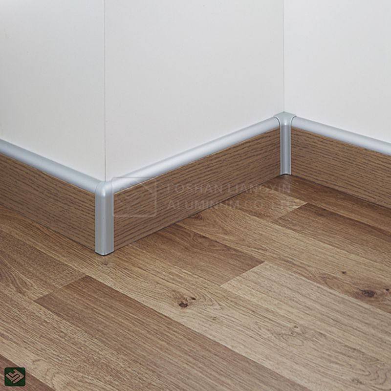 Foshan manufacturer customized extrusion profile skirting baseboard aluminum profile