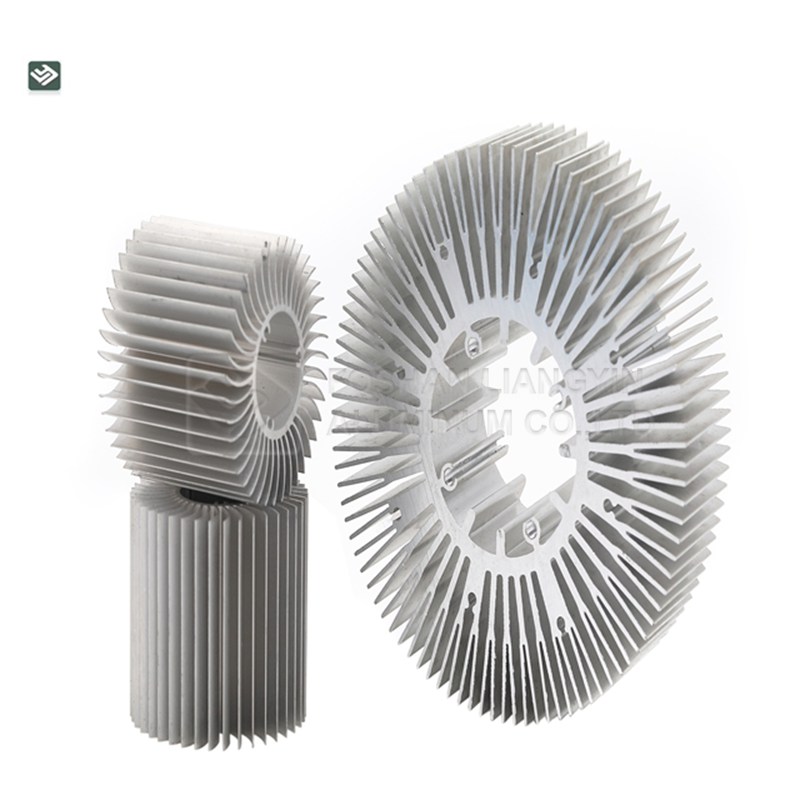 Foshan manufacturer extruded aluminum cnc machining 6061 / 6063 aluminum heatsink