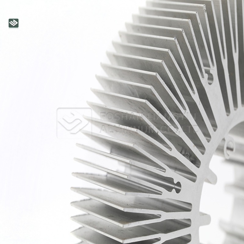 Foshan manufacturer extruded aluminum cnc machining 6061 / 6063 aluminum heatsink