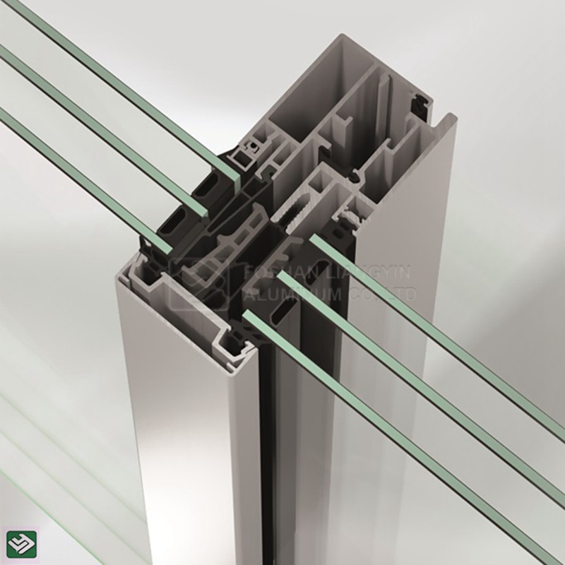 Aluminium moulding profile cnc machining doors and windows extrusion profile