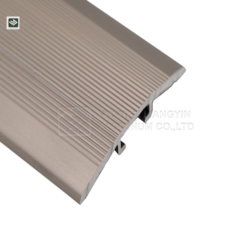 Customized aluminum profile manufacturer extrusion profile 6063 t5 aluminum stair nosing bar