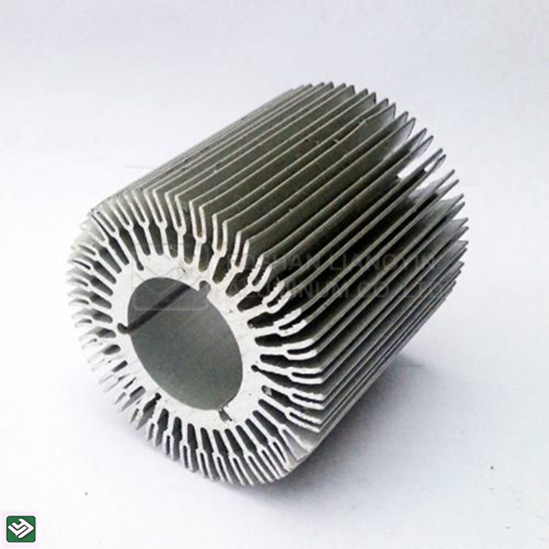 Aluminum section production manufacture cnc machining industrial aluminum heatsink