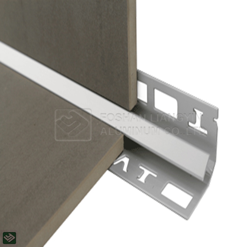 6063 t5 aluminum extruded profiles manufacturer deep processing aluminum trim tile strip