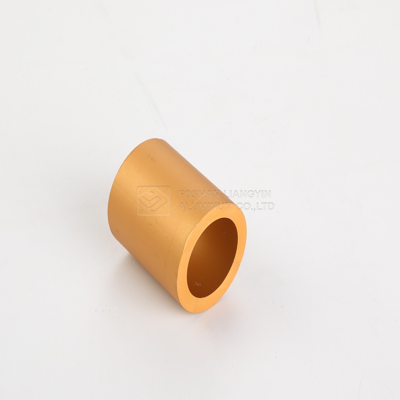 Aluminium extruded profile manufacturer cnc machining round tube aluminum profile