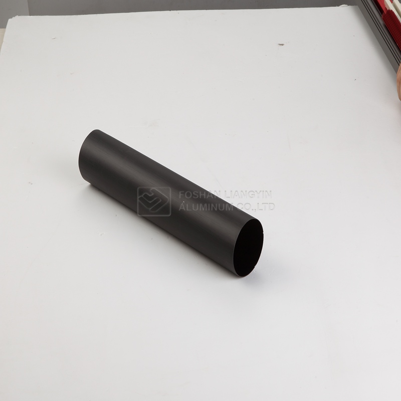 Aluminium extruded profile manufacturer cnc machining round tube aluminum profile