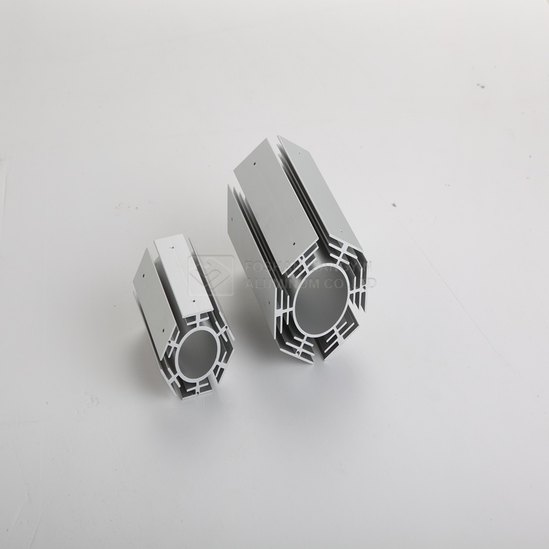 Customized aluminum extrusion profile cnc machinig corn light aluminum profile