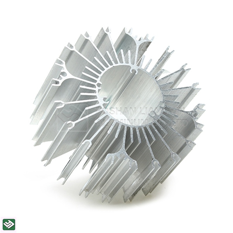 OEM custom 6063 aluminum processing industrial aluminum profile for heatsink