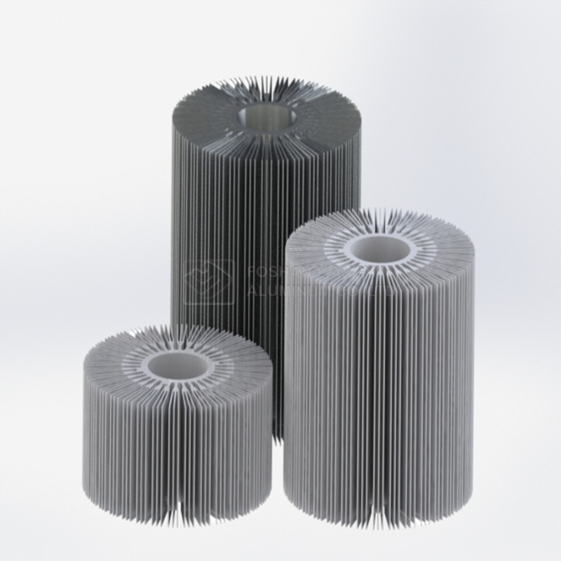 Customized aluminum extrusion 6063 t5 profile dissipateur de chaleur aluminum profile