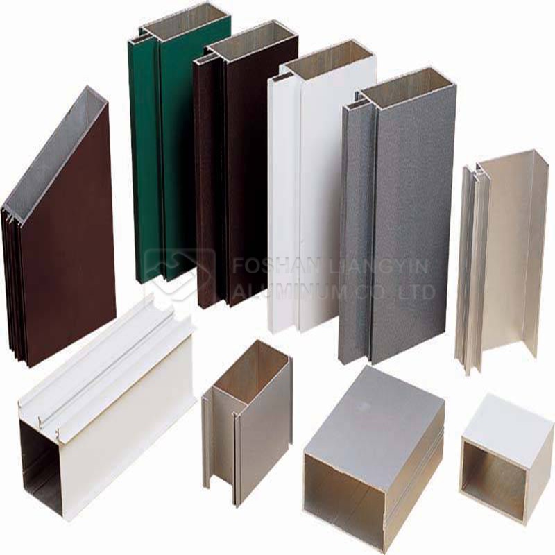 Customized aluminum product cnc machining curtain wall extrusion aluminum profile