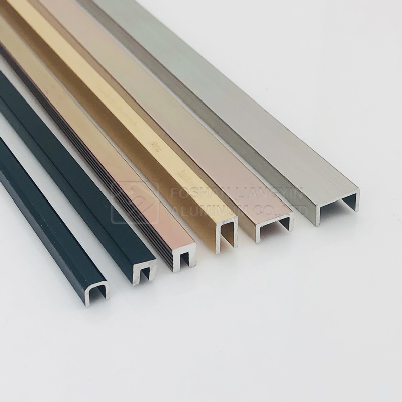 Custom designed extrusion profile high quality manufacturer processing aluminum profile