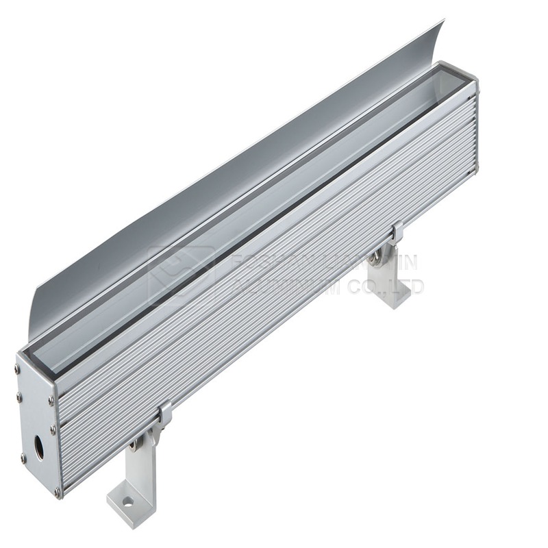Customized extrusion aluminum cnc machining wall washer aluminium led lighting profile