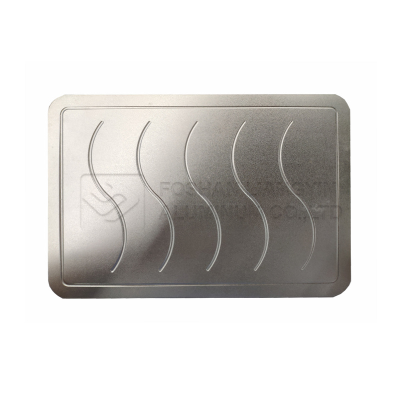 Wholesale best quality nonstick coating aluminum thawing plate fast defrosting tray for Frozen Food