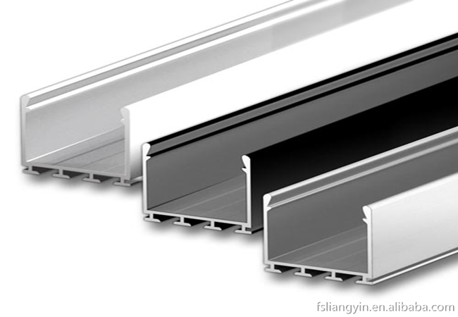 Aluminum extrusion profile for lighting housing with CNC machining in foshan ES