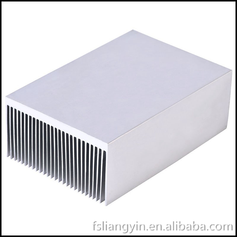 Aluminum heat sink extrusion with cnc machining for power aluminium parts ES