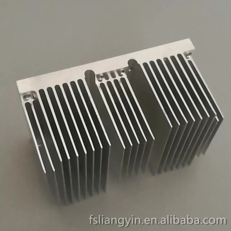 Aluminum heat sink extrusion with cnc machining for power aluminium parts ES