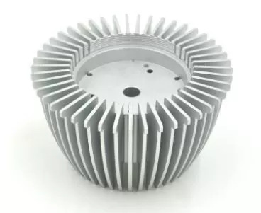 Light housing parts customized aluminum profile CNC  machining aluminium heatsink material 6061, 6063 sm