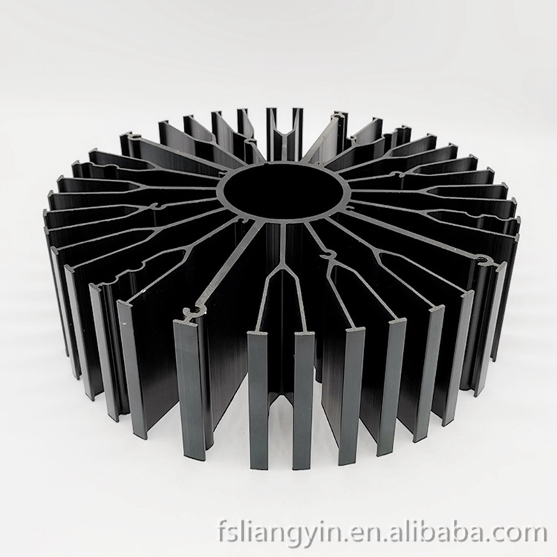 Foshan custom Aluminum Heatsink manufacturer with CNC machining ES