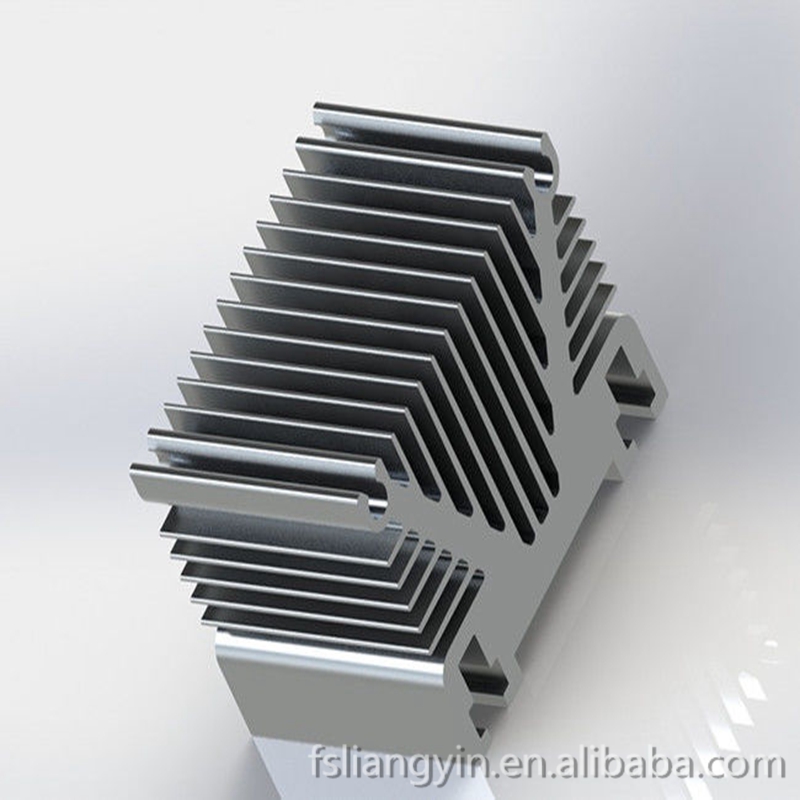 Customized industrial aluminum extrusion profile heatsink foshan factory ES