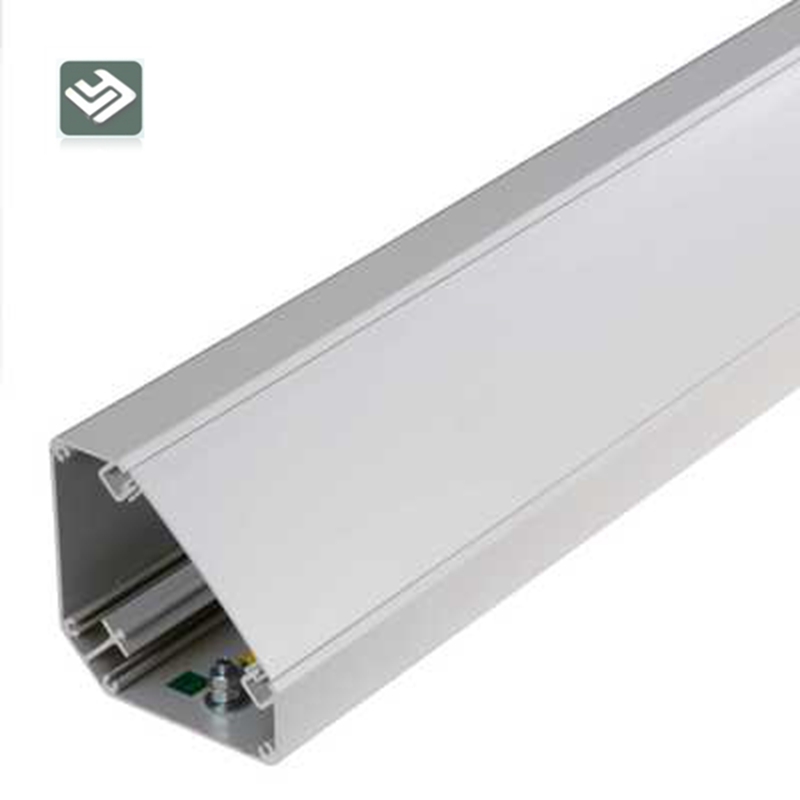 Custom led light Aluminum extrusion profile aluminium light enclosure with cnc ES