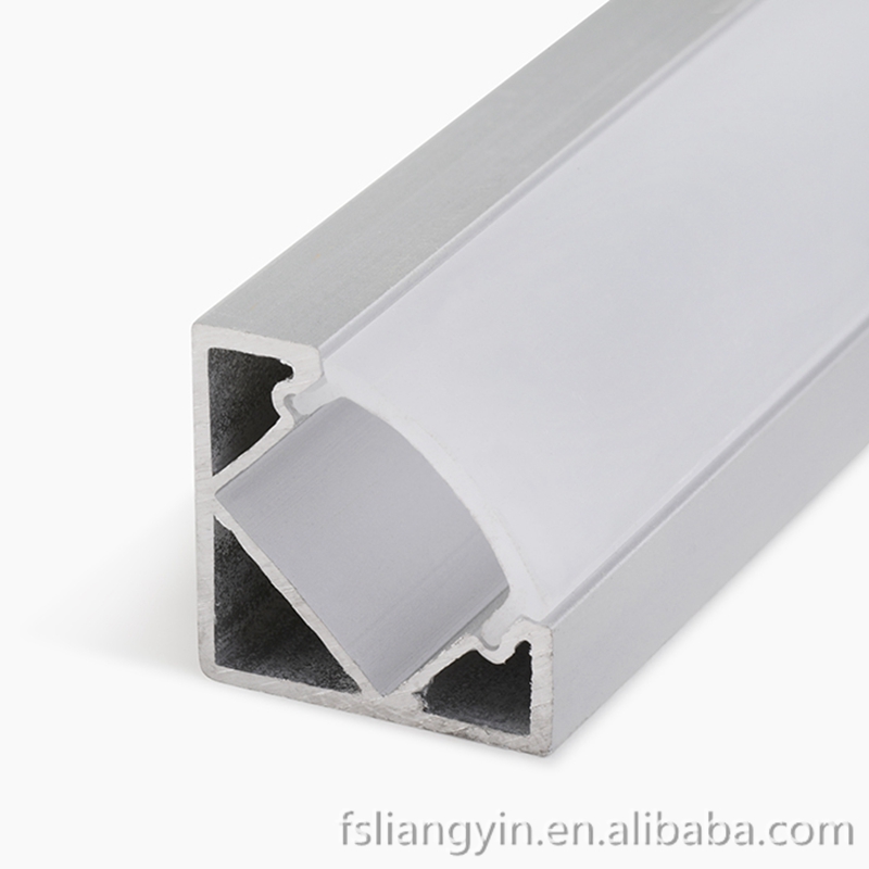 Custom led light Aluminum extrusion profile aluminium light enclosure with cnc ES